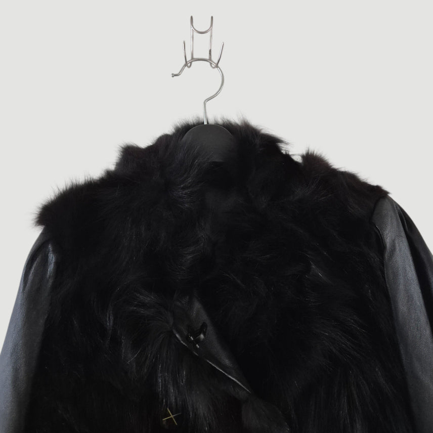 [BUNJANG] Real Leather Crop Jacket / [55]여자 리얼가죽 숏자켓 크롭