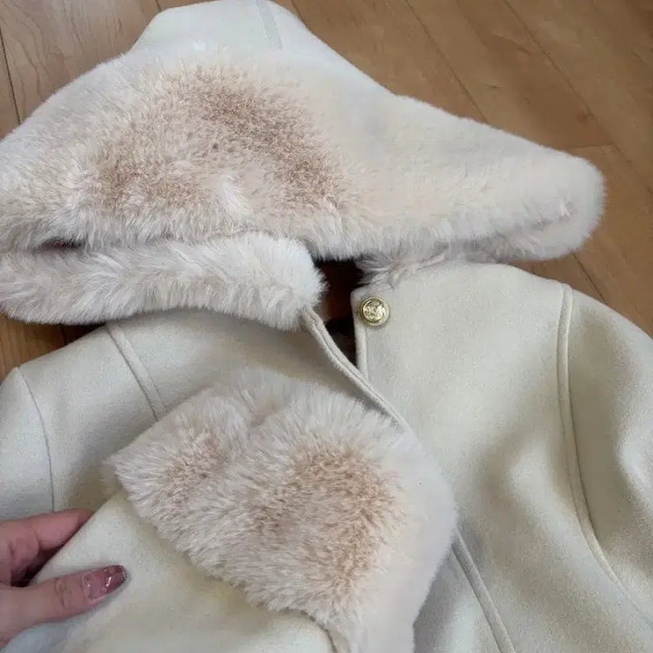 [BUNJANG] Cheri mi Long Coat / Cheri mi 퍼코트 | 일브 갸루 스나계 여자 코트 양산형 일본빈티지