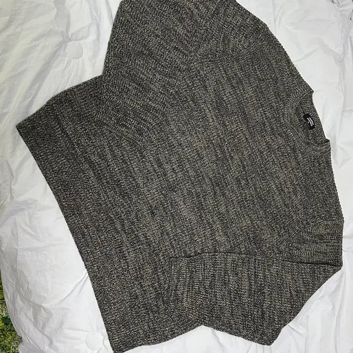 [BUNJANG] Musinsa Standard Mixed Yarn Knit Sweater / 무신사 스탠다드 믹스드 얀 니트 블랙
