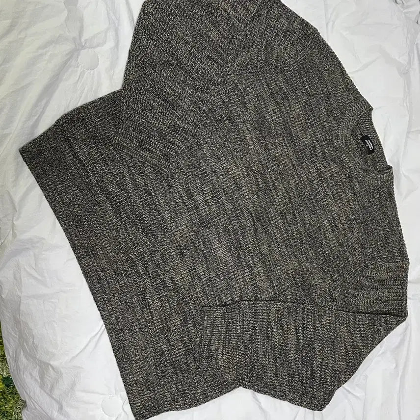 [BUNJANG] Musinsa Standard Mixed Yarn Knit Sweater / 무신사 스탠다드 믹스드 얀 니트 블랙