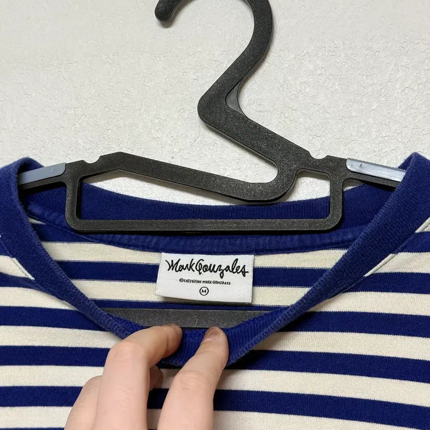[BUNJANG] Mark Gonzales Striped Long Sleeve T-Shirt / 마크곤잘레스 스트라이프 긴팔티 M