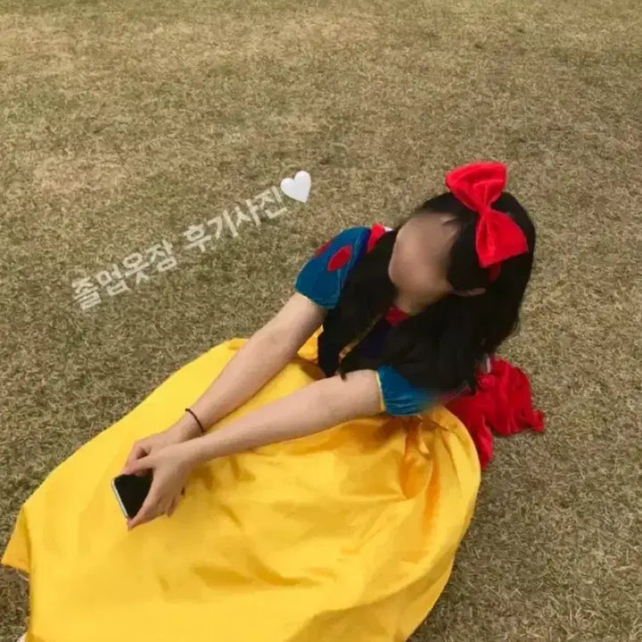 [BUNJANG] Snow White Dress for Graduation Photoshoot / (진짜예쁨. 퀄리티1등) 백설공주 드레스 디즈니 웨딩 졸업사진 대여 졸사