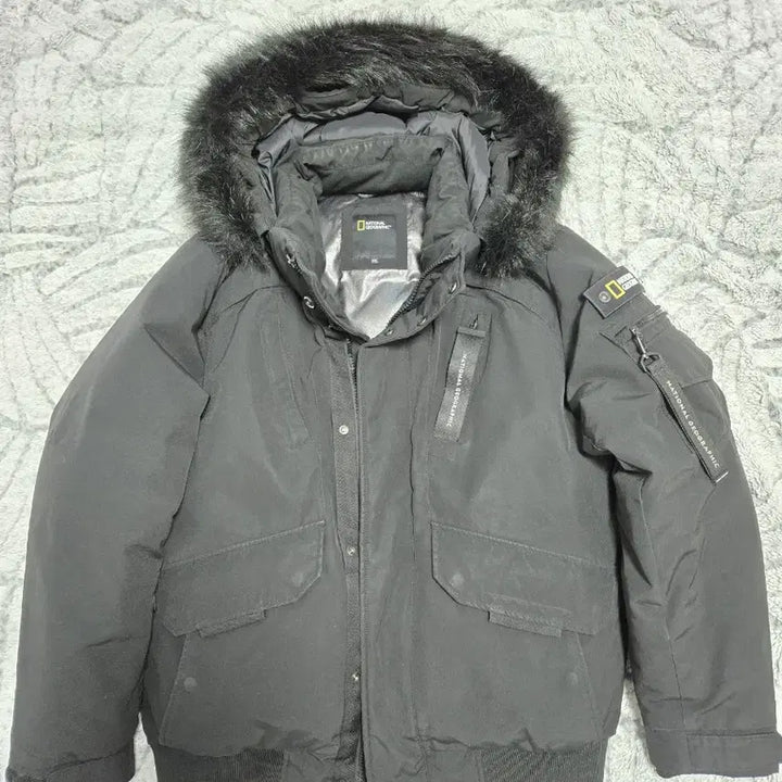[BUNJANG] National Geographic Black XXL Padded Jacket / 내셔널지오그래픽 블랙 XXL 패딩 안감