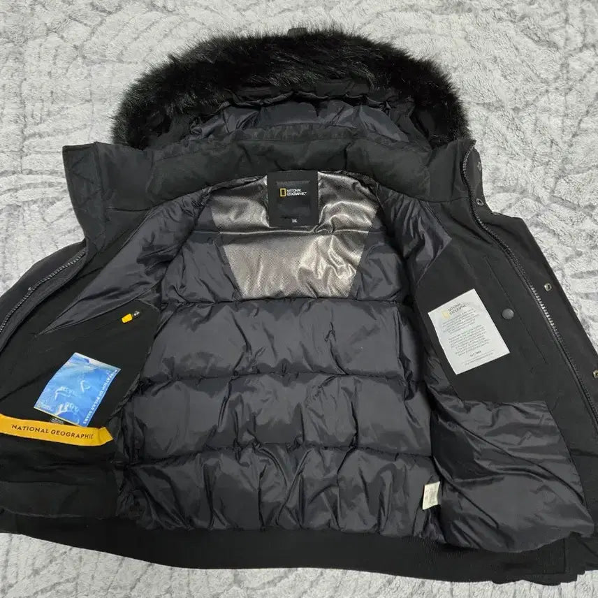 [BUNJANG] National Geographic Black XXL Padded Jacket / 내셔널지오그래픽 블랙 XXL 패딩 안감