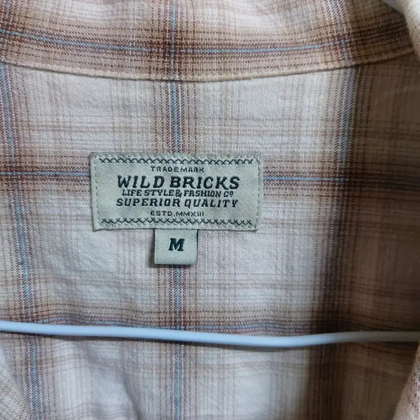 [BUNJANG] Wildbricks Check Pattern Short Sleeve Shirt / 와일드브릭스 반팔 셔츠