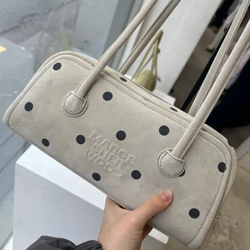 [BUNJANG] Margesherwood Boston Dot Bag / 마지셔우드 소프트 보스턴 도트백
