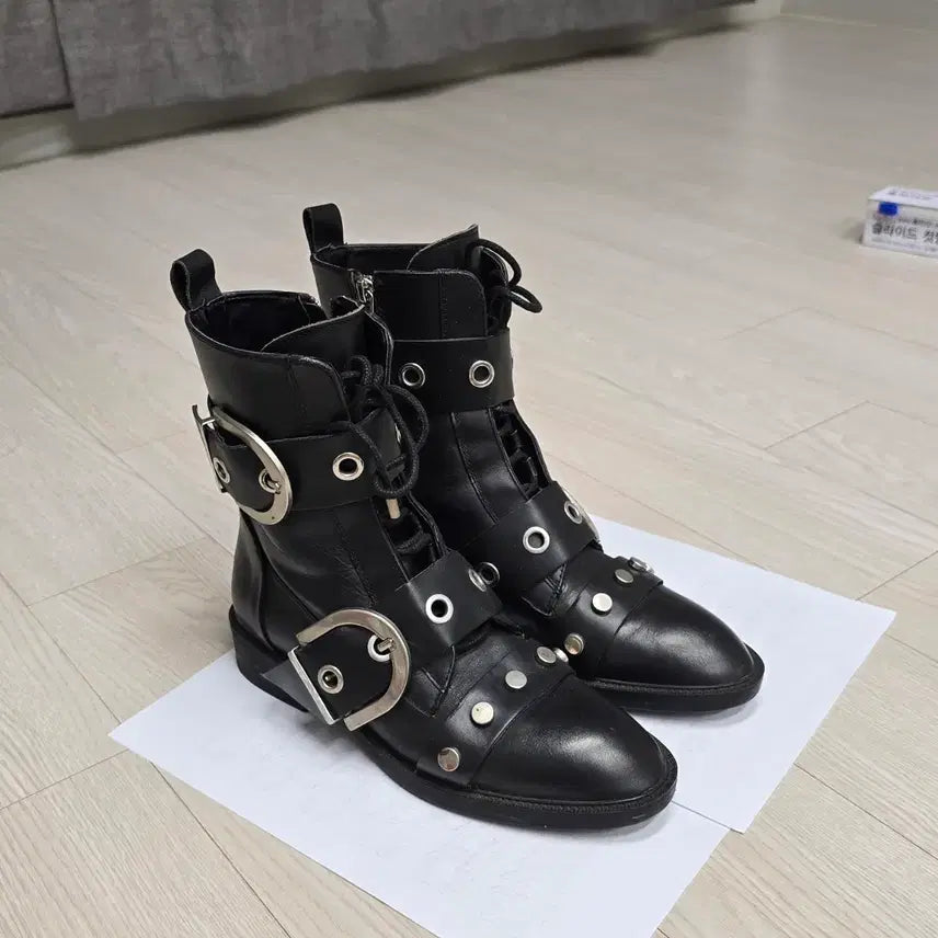 [BUNJANG] ZARA Boots 38 (245) - Leather / 자라 부츠 38 245