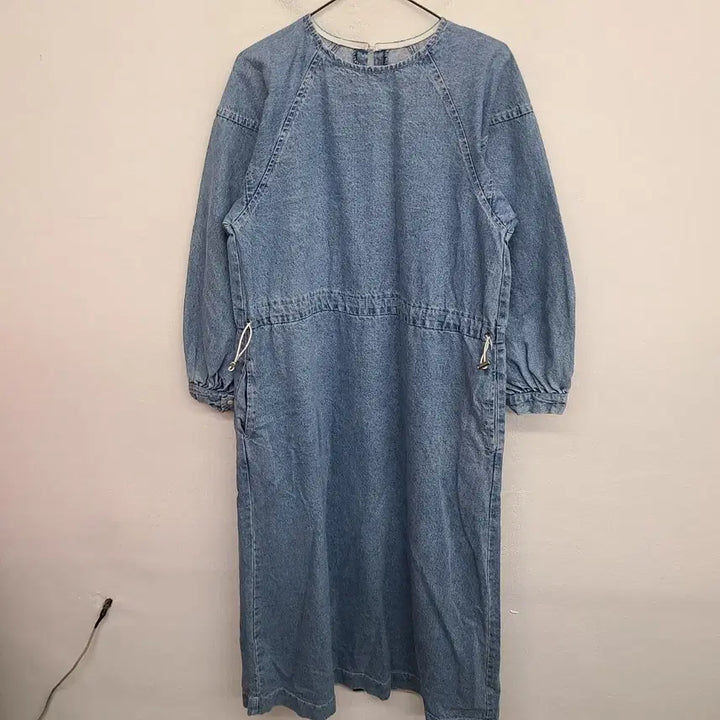 [BUNJANG] Washing Denim One-Piece Dress / [여성66 size] 워싱 데님 원피스 청원피스