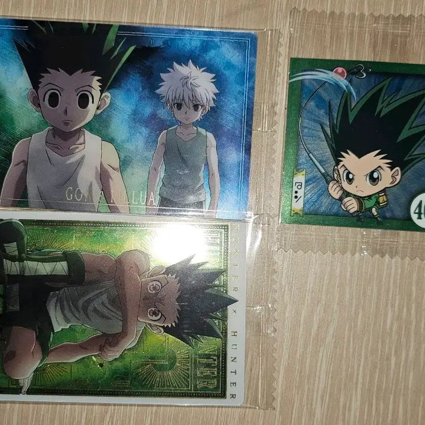 [BUNJANG] Hunter x Hunter Gon Killua Itajaga Bundle Set / 미개봉) 헌터x헌터 카드 곤 키르아 이타쟈가 일괄