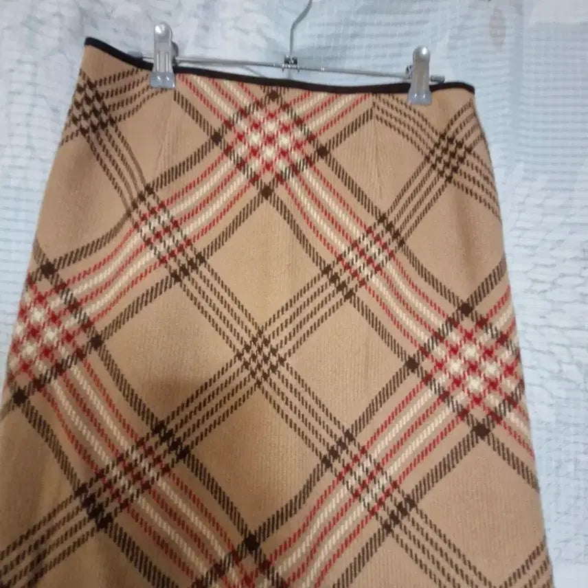 [BUNJANG] Daks Check Pattern Mini Skirt / 체크 닥스식 패턴 미니 스커트