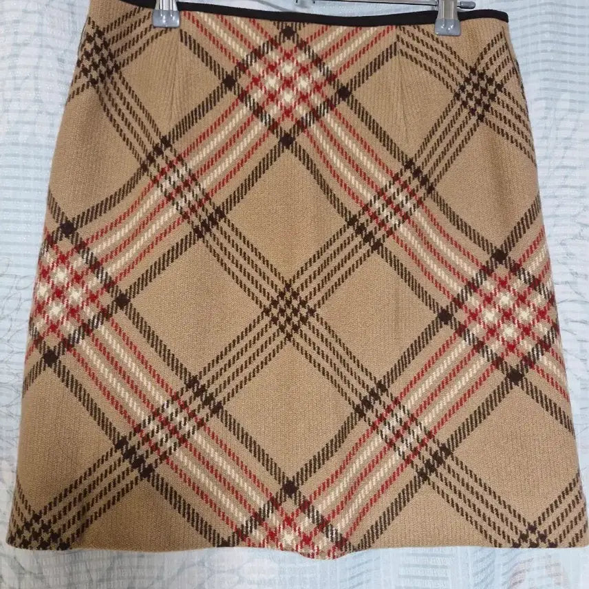 [BUNJANG] Daks Check Pattern Mini Skirt / 체크 닥스식 패턴 미니 스커트