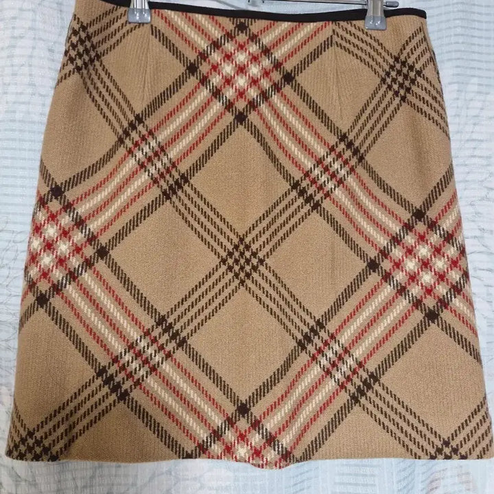 [BUNJANG] Daks Check Pattern Mini Skirt / 체크 닥스식 패턴 미니 스커트