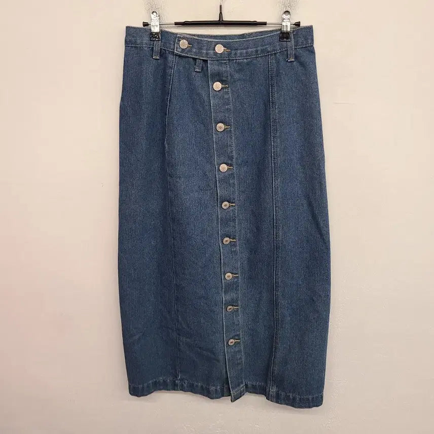 [BUNJANG] 28 inch Washed Denim Skirt / [28 inch] 워싱 데님 스커트 청치마