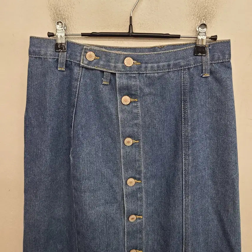 [BUNJANG] 28 inch Washed Denim Skirt / [28 inch] 워싱 데님 스커트 청치마