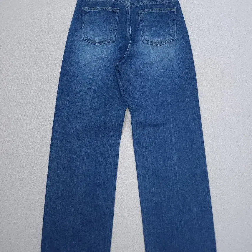 [BUNJANG] Like You Wide Wash Denim Pants / (M)라이크유 여자 와이드 워싱 절개 데님 팬츠 청바지 F4W3037