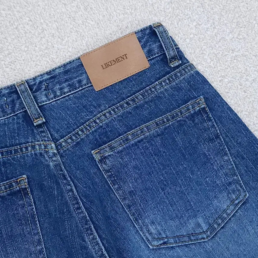 [BUNJANG] Like You Wide Wash Denim Pants / (M)라이크유 여자 와이드 워싱 절개 데님 팬츠 청바지 F4W3037