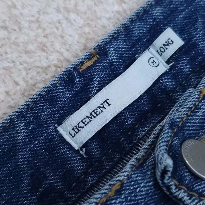 [BUNJANG] Like You Wide Wash Denim Pants / (M)라이크유 여자 와이드 워싱 절개 데님 팬츠 청바지 F4W3037