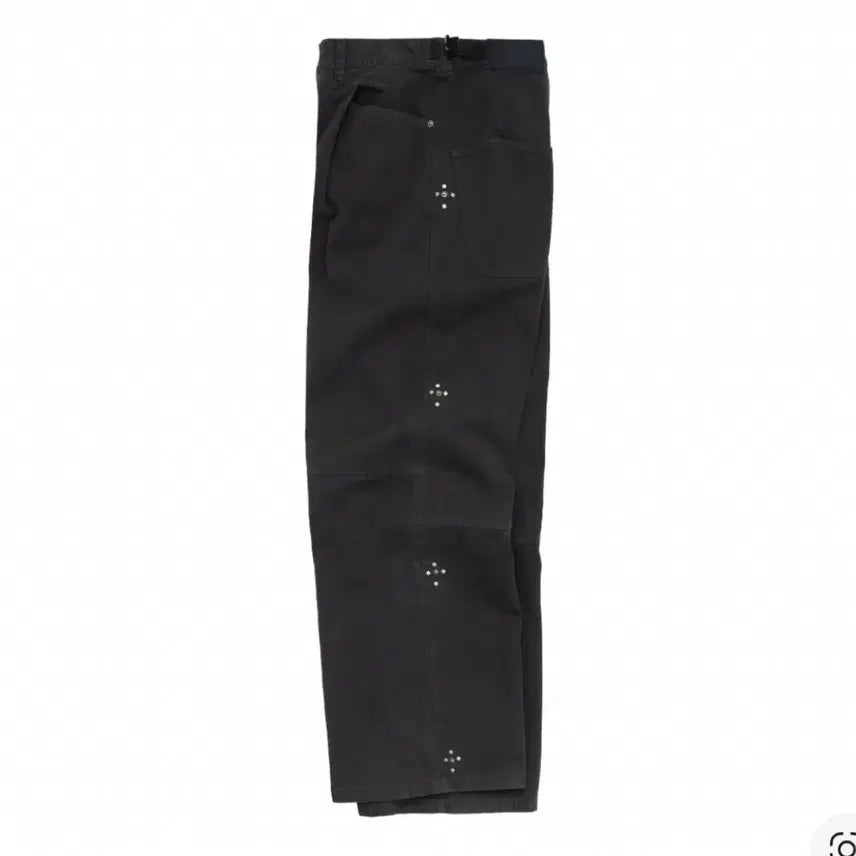 [BUNJANG] Polytelu 1011 Goshima Pants Charcoal / [4] 폴리테루 1011 고시마 팬츠 리벳 플라워 빈티지 차콜
