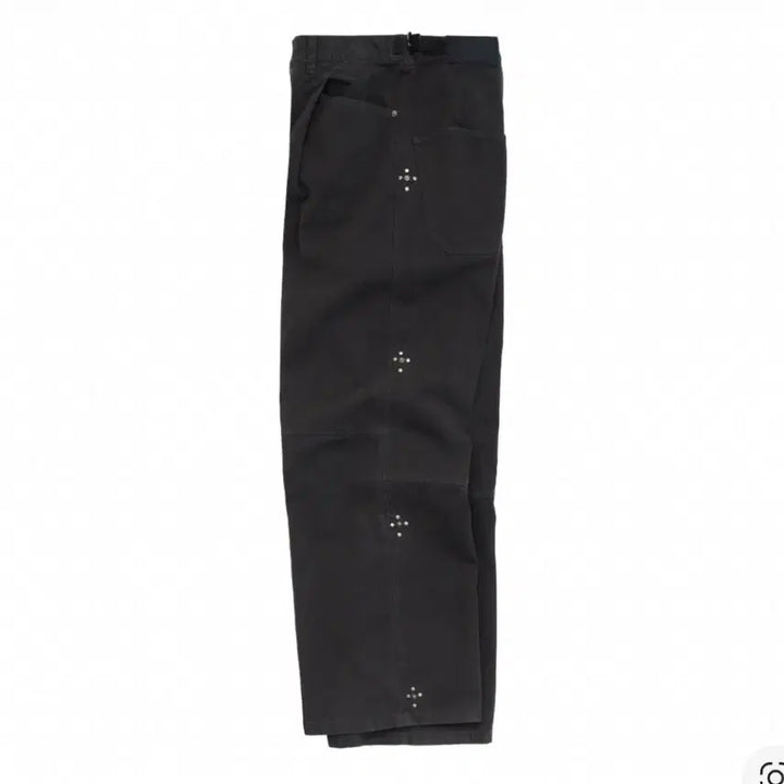 [BUNJANG] Polytelu 1011 Goshima Pants Charcoal / [4] 폴리테루 1011 고시마 팬츠 리벳 플라워 빈티지 차콜