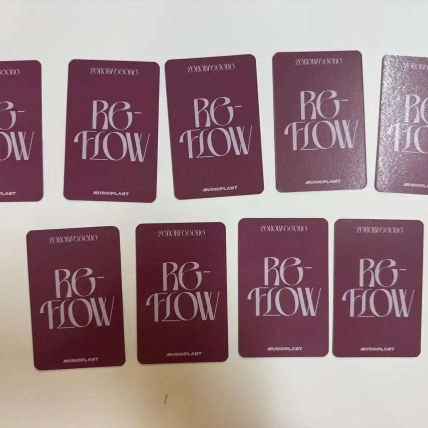 [BUNJANG] ZEROBASEONE (ZB1) Re-flow Album POB Bundle Set / 제로베이스원 zb1 리플로우 re-flow 뮤직플랜트 특전 일괄