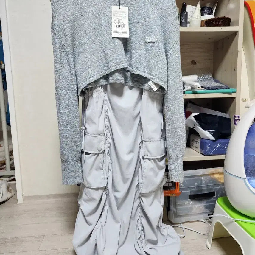 [BUNJANG] Juicy Judy Dress + Knit T-shirt Set / 쥬시쥬디 원피스+니트 티셧 시트