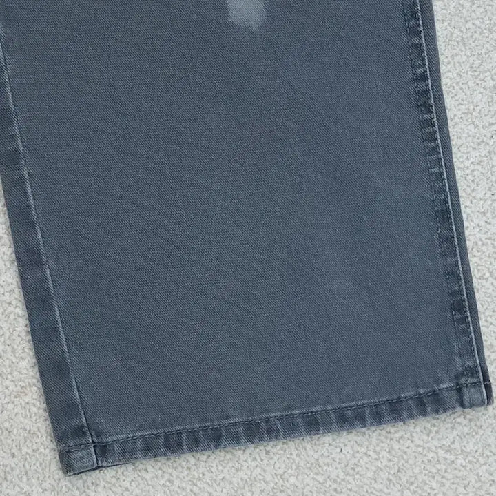 [BUNJANG] LOOTJ Two-Tone Denim Pants Wide Jeans / (L)OOTJ 여자 투톤 데님 팬츠 와이드 청바지 캐주얼 F4W3042