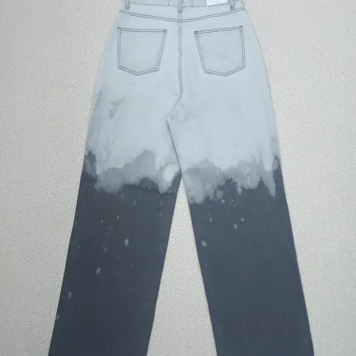 [BUNJANG] LOOTJ Two-Tone Denim Pants Wide Jeans / (L)OOTJ 여자 투톤 데님 팬츠 와이드 청바지 캐주얼 F4W3042