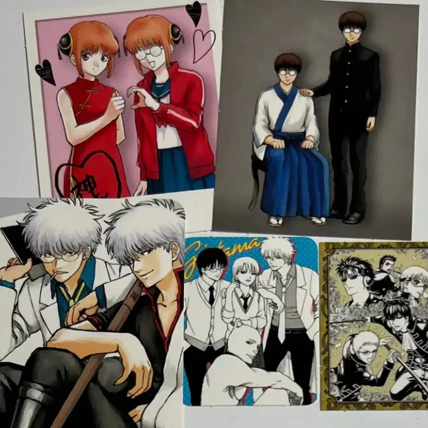 [BUNJANG] Gintama Saikyo Jump Magazine Supplement Bundle / 일괄) 은혼 최강점프 기가 잡지 부록 스티커 엽서