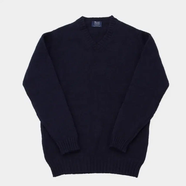 [BUNJANG] William Lockey V-Neck Knit Sweater Navy / [42] 윌리엄로키 브이넥 니트 네이비