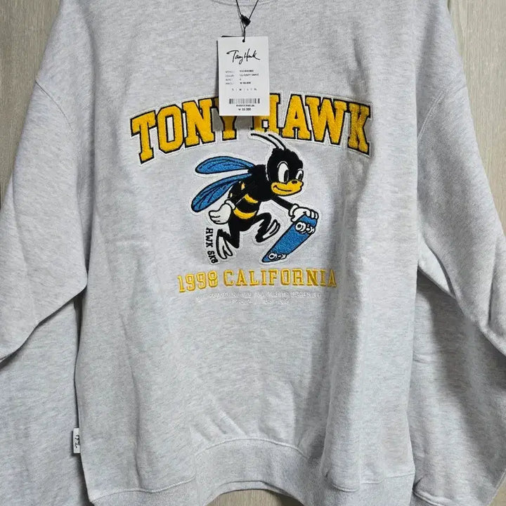 [BUNJANG] Tony Hawk California 1999 Embroidered Crewneck Sweatshirt / 토니호크 1999 캘리포니아 맨투맨 티셔츠 L (105)