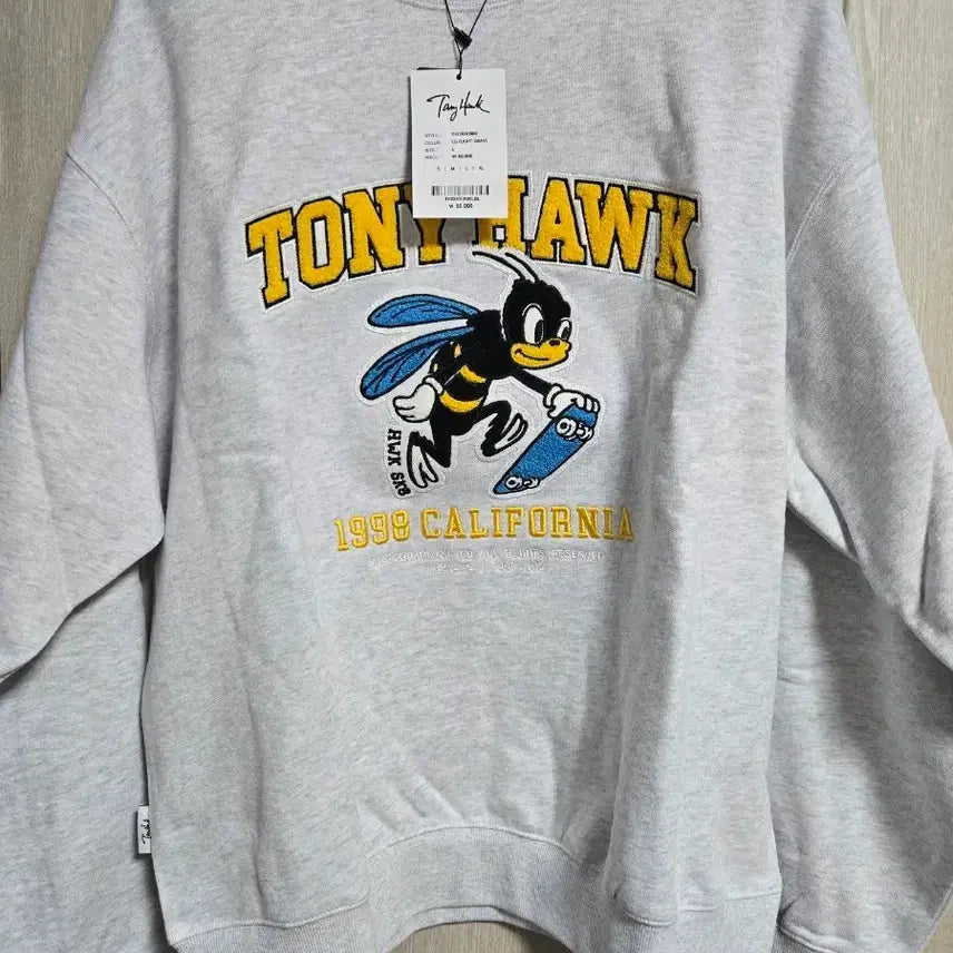 [BUNJANG] Tony Hawk California 1999 Embroidered Crewneck Sweatshirt / 토니호크 1999 캘리포니아 맨투맨 티셔츠 L (105)