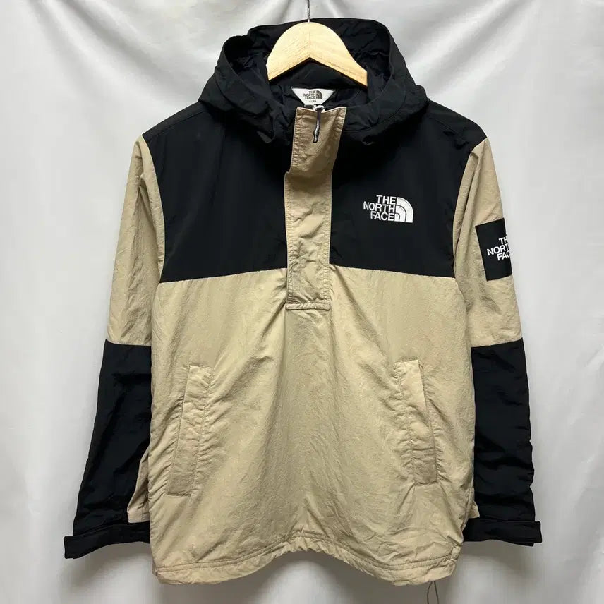 [BUNJANG] The North Face White Label Beige Woven Anorak (Size S) / [정품/S] 노스페이스 화이트라벨 베이지 우븐 아노락