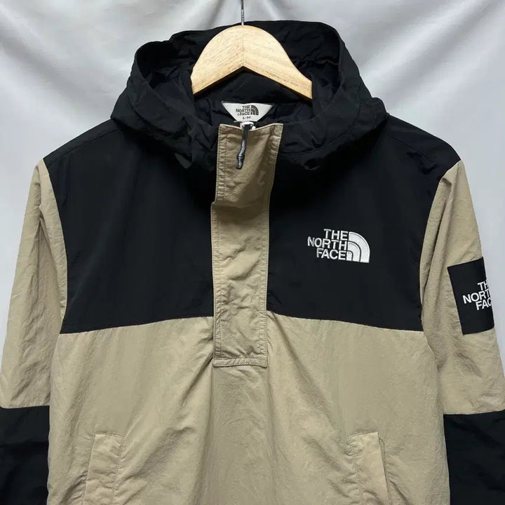 [BUNJANG] The North Face White Label Beige Woven Anorak (Size S) / [정품/S] 노스페이스 화이트라벨 베이지 우븐 아노락