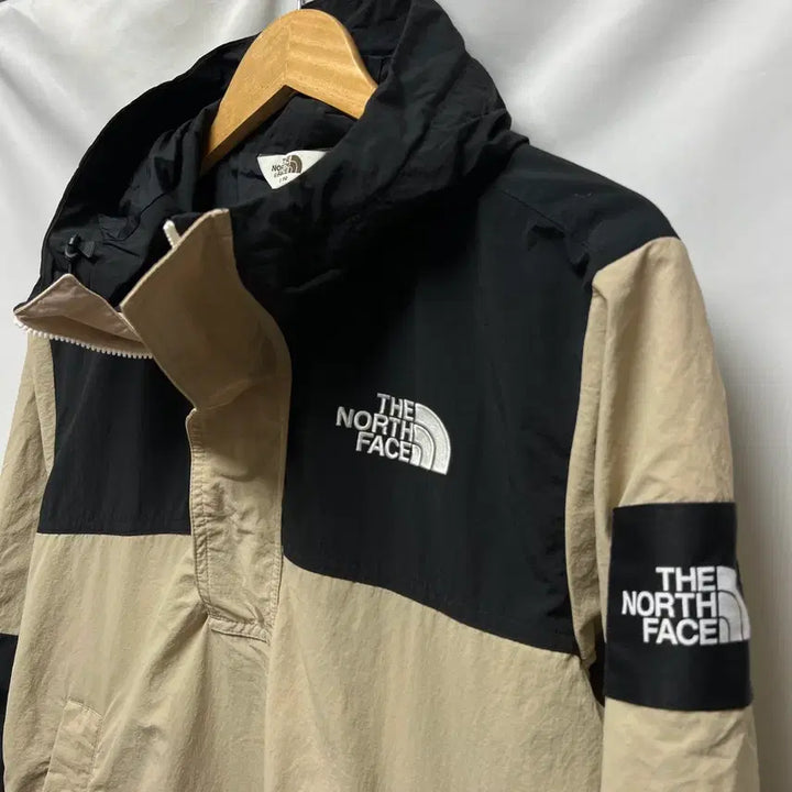 [BUNJANG] The North Face White Label Beige Woven Anorak (Size S) / [정품/S] 노스페이스 화이트라벨 베이지 우븐 아노락