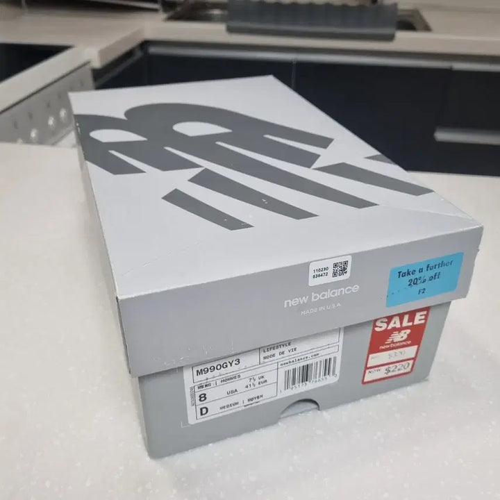 [BUNJANG] New Balance 990v3 Gray Sneakers / 뉴발란스 990v3 그레이 [260]