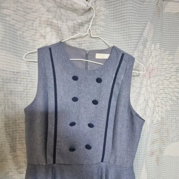 [SOLD OUT] 청색 A라인 원피스  360도 후리아