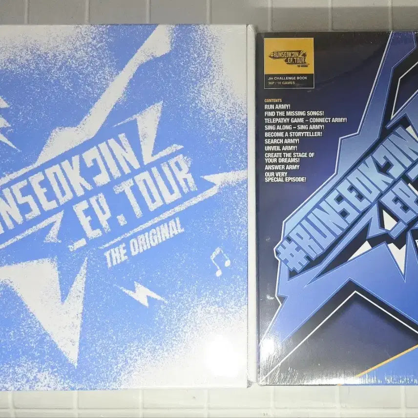 [SOLD OUT] 방탄소년단 진 RUN SEOKJIN EP. TOUR 세트 미개봉