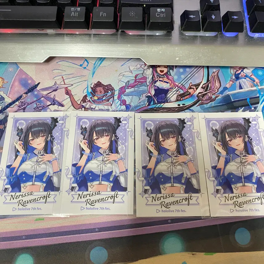 [BUNJANG] Hololive EN Nerissa Ravencroft 7th FES Cheki Card / hololive en 네리사 레이븐크로프트 7th fes 체키카드