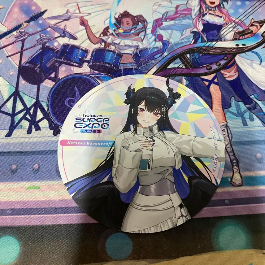 [BUNJANG] Hololive EN Nerissa Ravencroft Expo 2026 Drink Coaster / hololive en 네리사 레이븐크로프트 Expo2026 음료 코스터