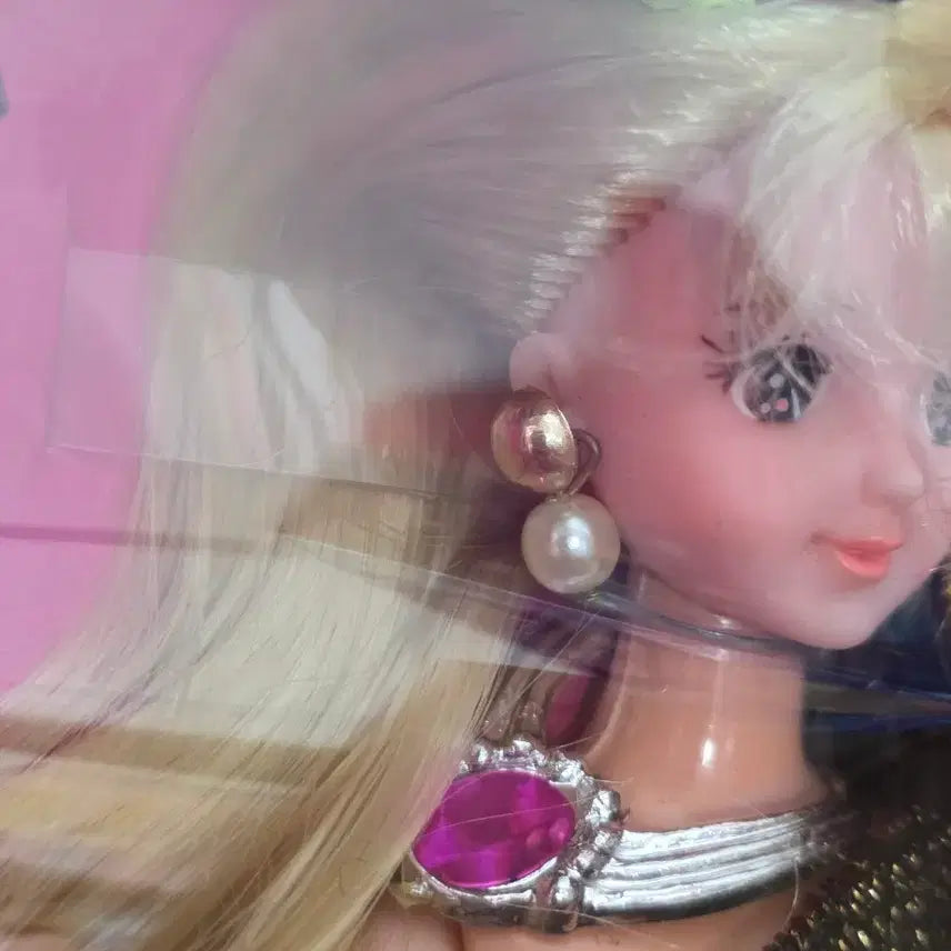 [BUNJANG] Young Toys Crystal Barbie Yellow Default 1993 / 영실업 바비 크리스탈 바비 노란디폴 93년 1월