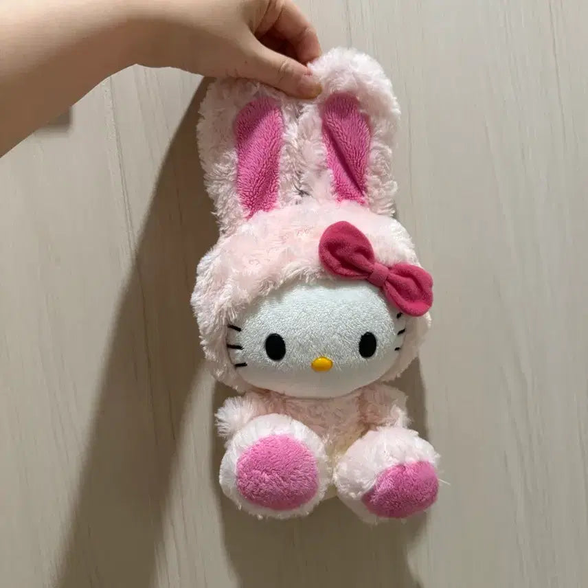 [BUNJANG] Vintage Sanrio Hello Kitty Rabbit Plush / 고전 산리오 헬로키티 토끼 인형