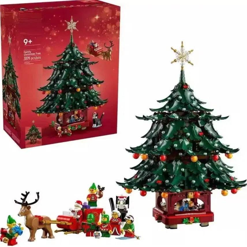 [BUNJANG] Compatible Blocks Icon 41843 Family Christmas Tree Sealed / 호환 블럭 레고 아이콘 41843 패밀리 크리스마스 트리 미개봉 새제품