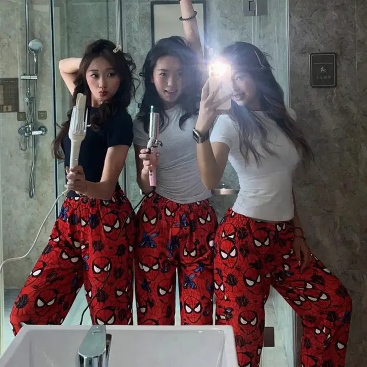 [BUNJANG] Spider-Man Sleep Pants (1+1) / 스파이더맨 수면바지 간절기용