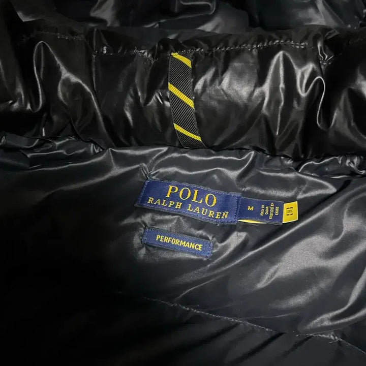 [BUNJANG] Polo Ralph Lauren Black Glossy Puffer Jacket / 폴로 랄프로렌 블랙 유광패딩