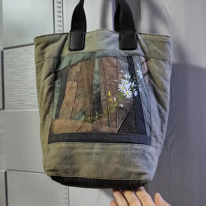 [BUNJANG] Natural Dye Tote Bag / 천연염색  토드백