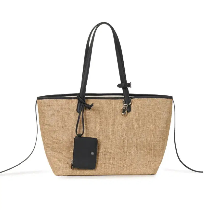 [SOLD OUT] 714센터 토티 백 가방 라탄 레더 새상품 714center