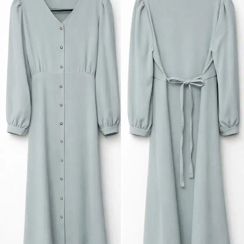 [BUNJANG] Mint Long Dress / 민트 롱 원피스