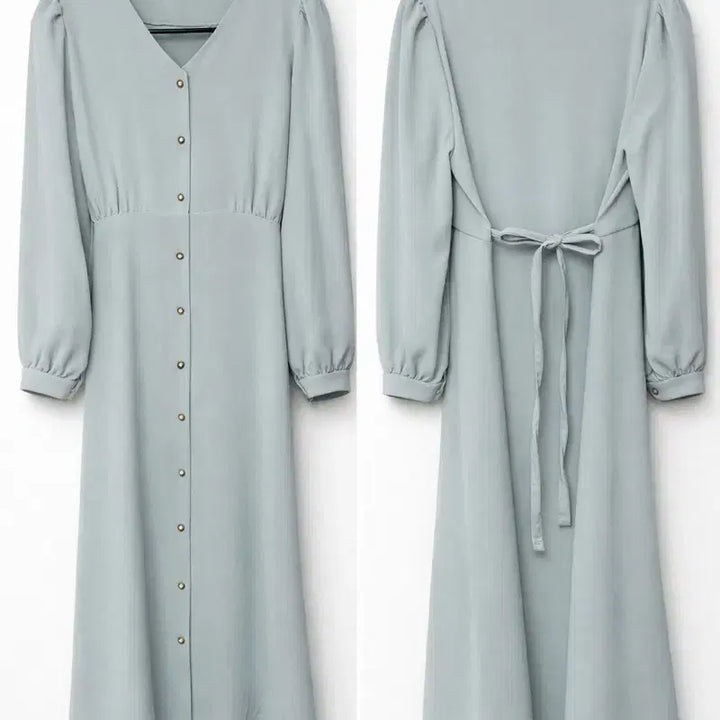 [BUNJANG] Mint Long Dress / 민트 롱 원피스