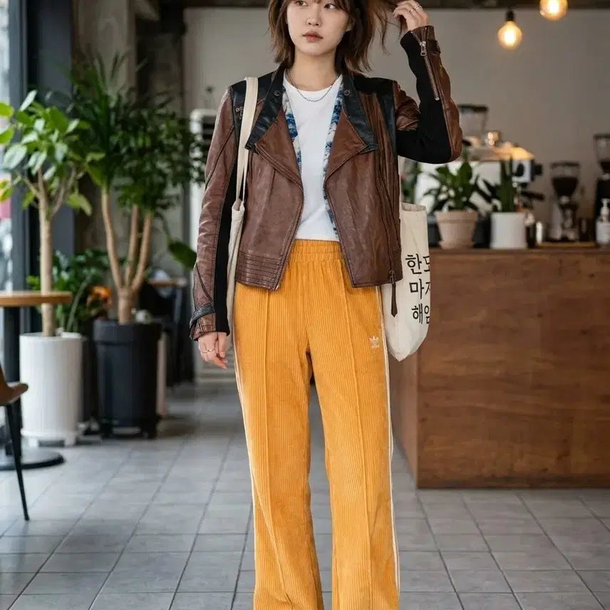 [BUNJANG] Tankus Lambskin Leather Jacket / 탱크스 양가죽자켓