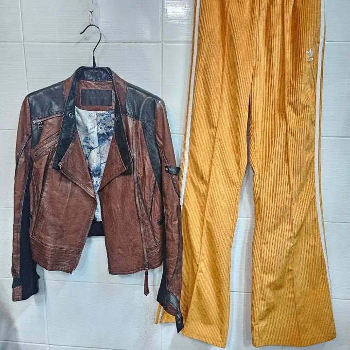 [BUNJANG] Tankus Lambskin Leather Jacket / 탱크스 양가죽자켓